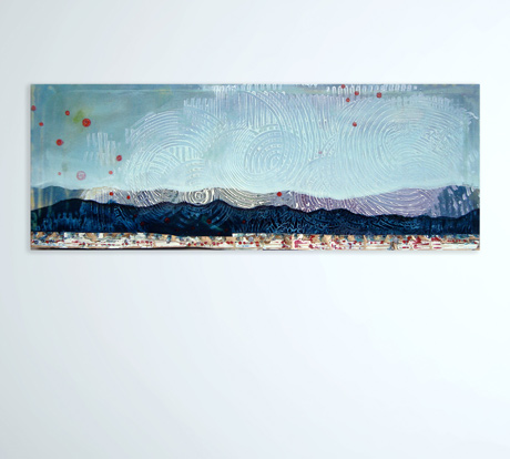 image of mixed media painting titled See Forever