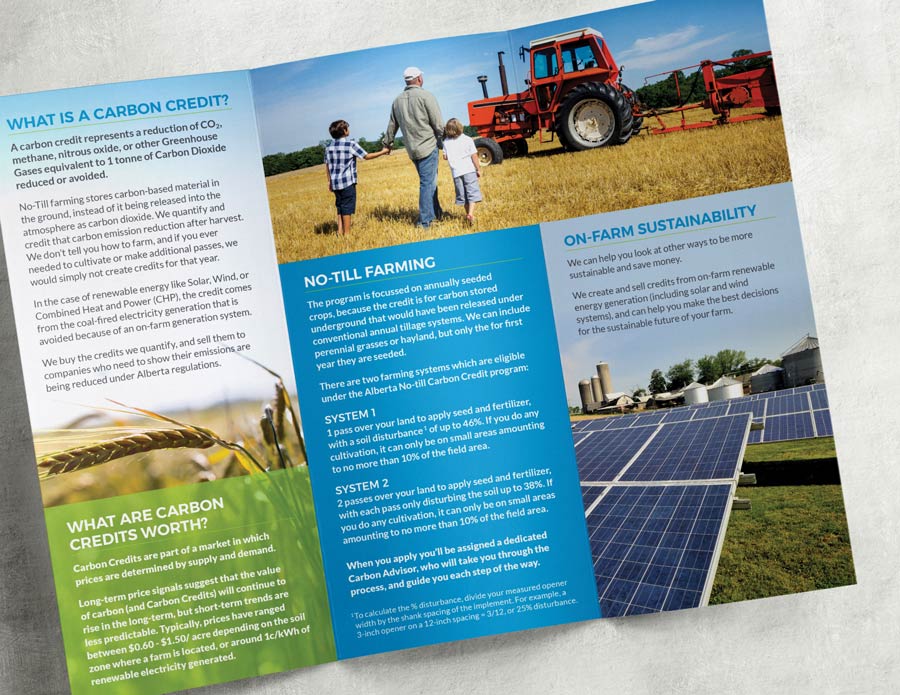 image of Carbon Credit Solutions brochure cover