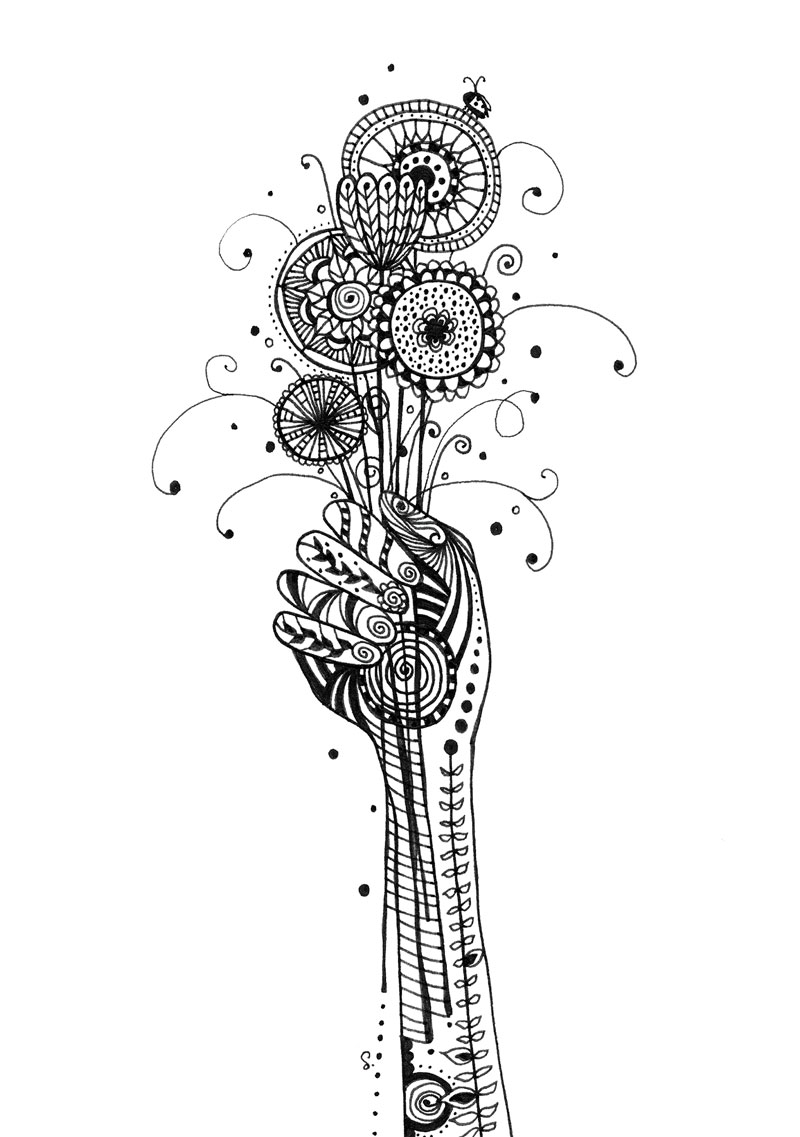 image of bouquet illustration