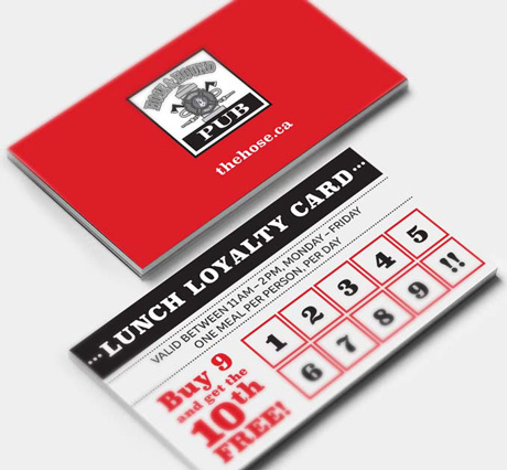 image of Hose and Hound Lunch Card