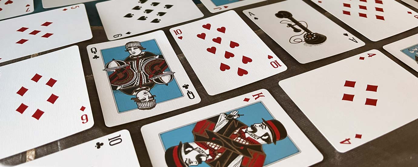 image of custom Palliser Hotel playing cards